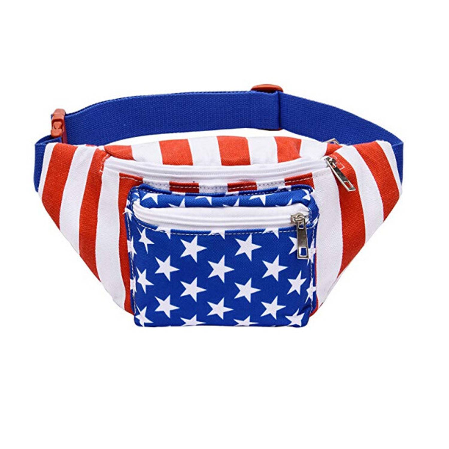American Flag Fanny Packs w/ Drink Holder 3