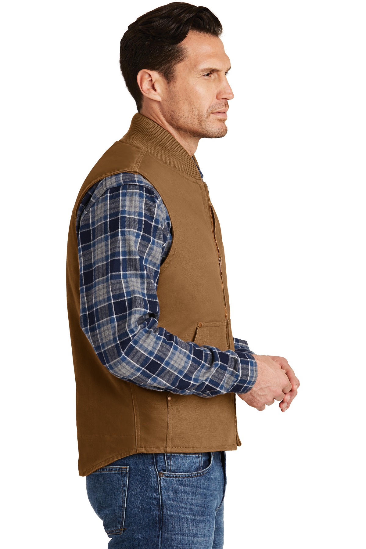 CornerStone Washed Duck Cloth Vest. CSV40 1