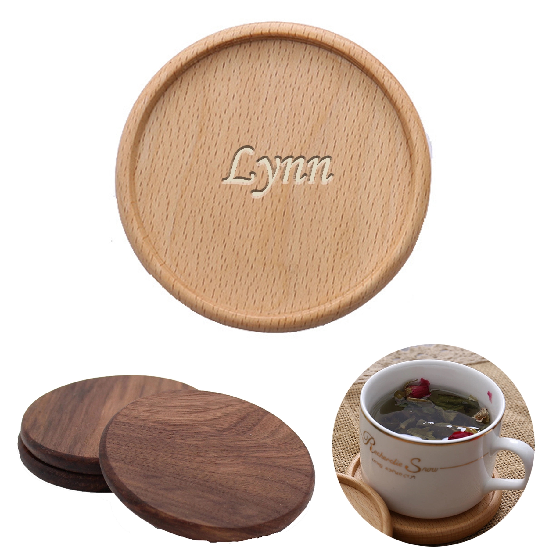 Wooden Creative Coaster 1
