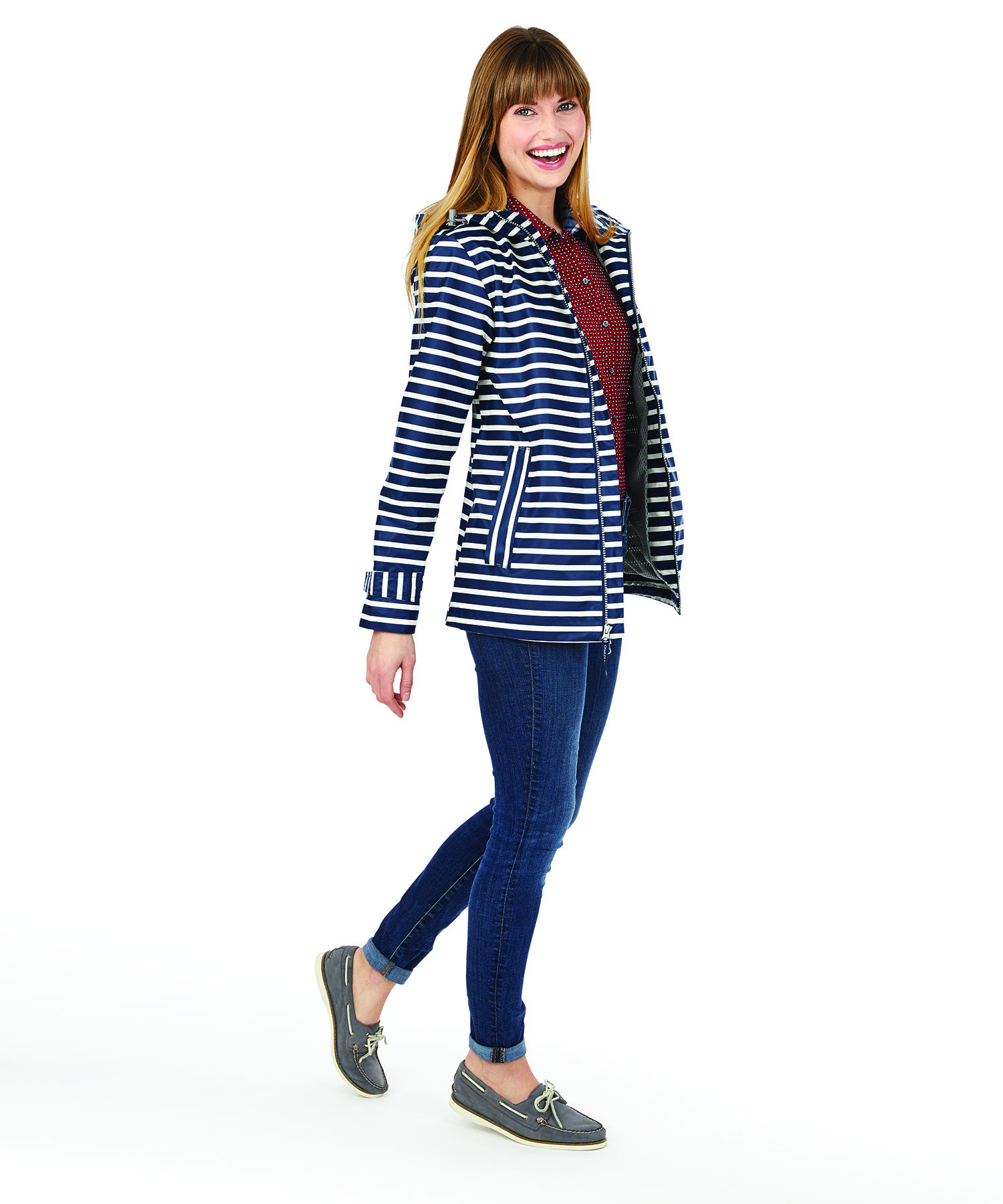 Women's New Englander Printed Rain Jacket