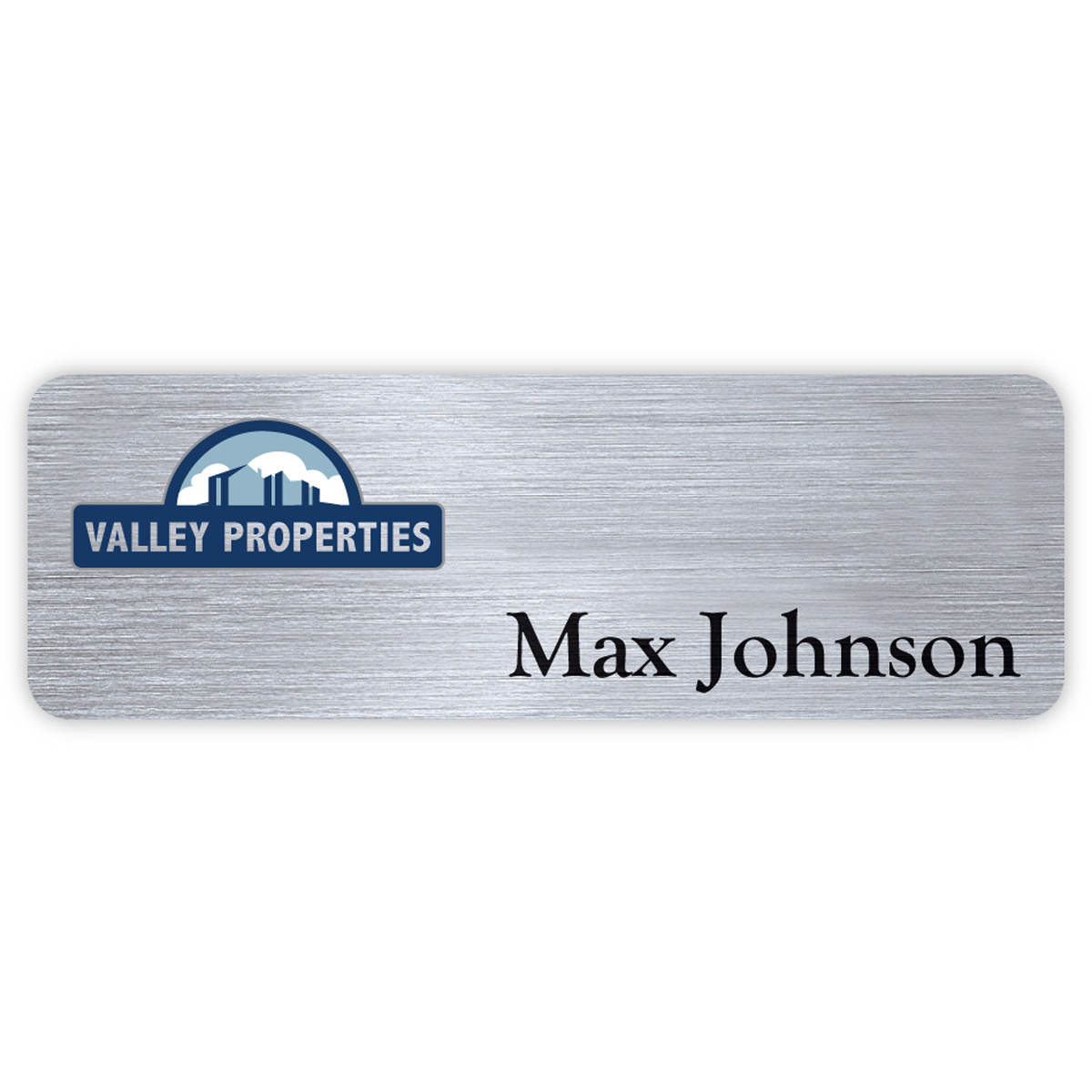 Hollywood Plastic Name Badge (Standard Size 1" x 3") 8