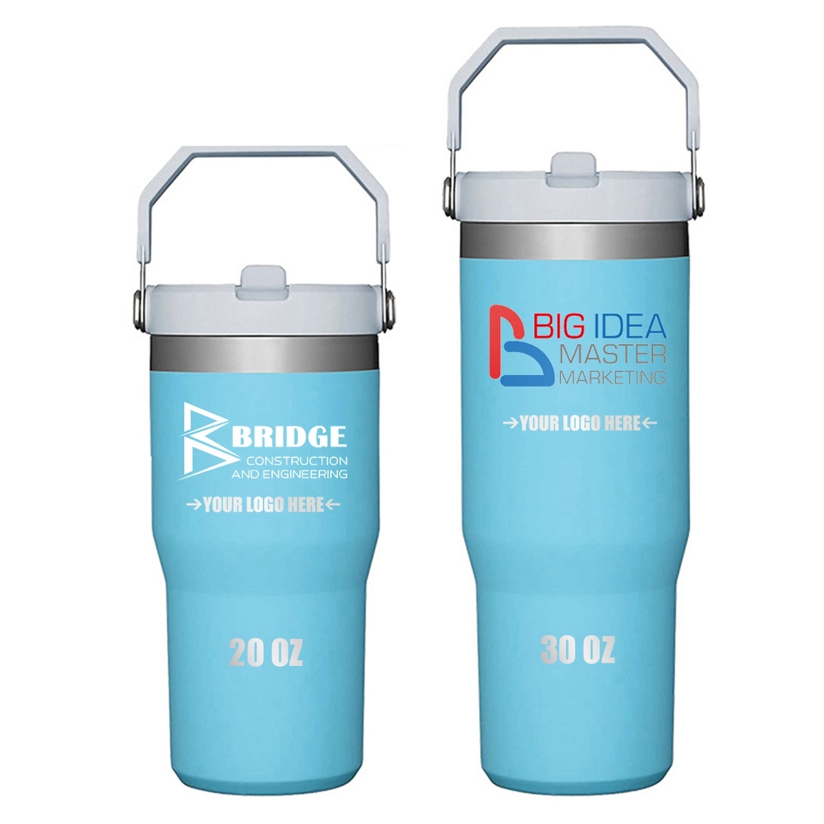 20 OZ 30 OZ IceFlow Stainless Steel Tumbler Water Bottle 2