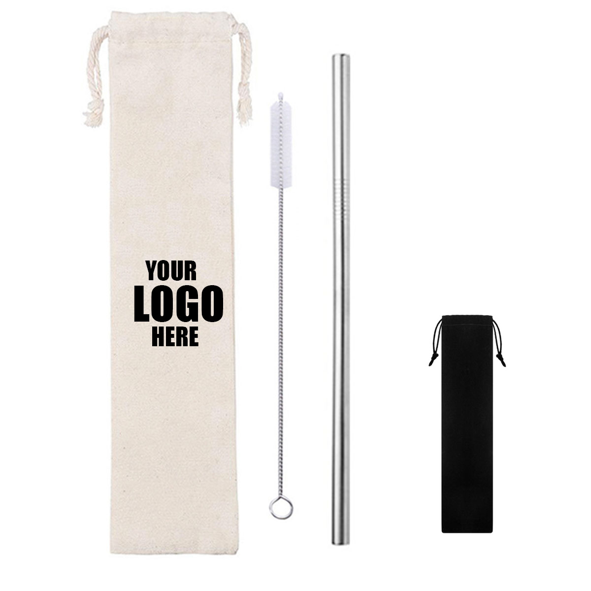 Reusable Stainless Steel Straw Set 1