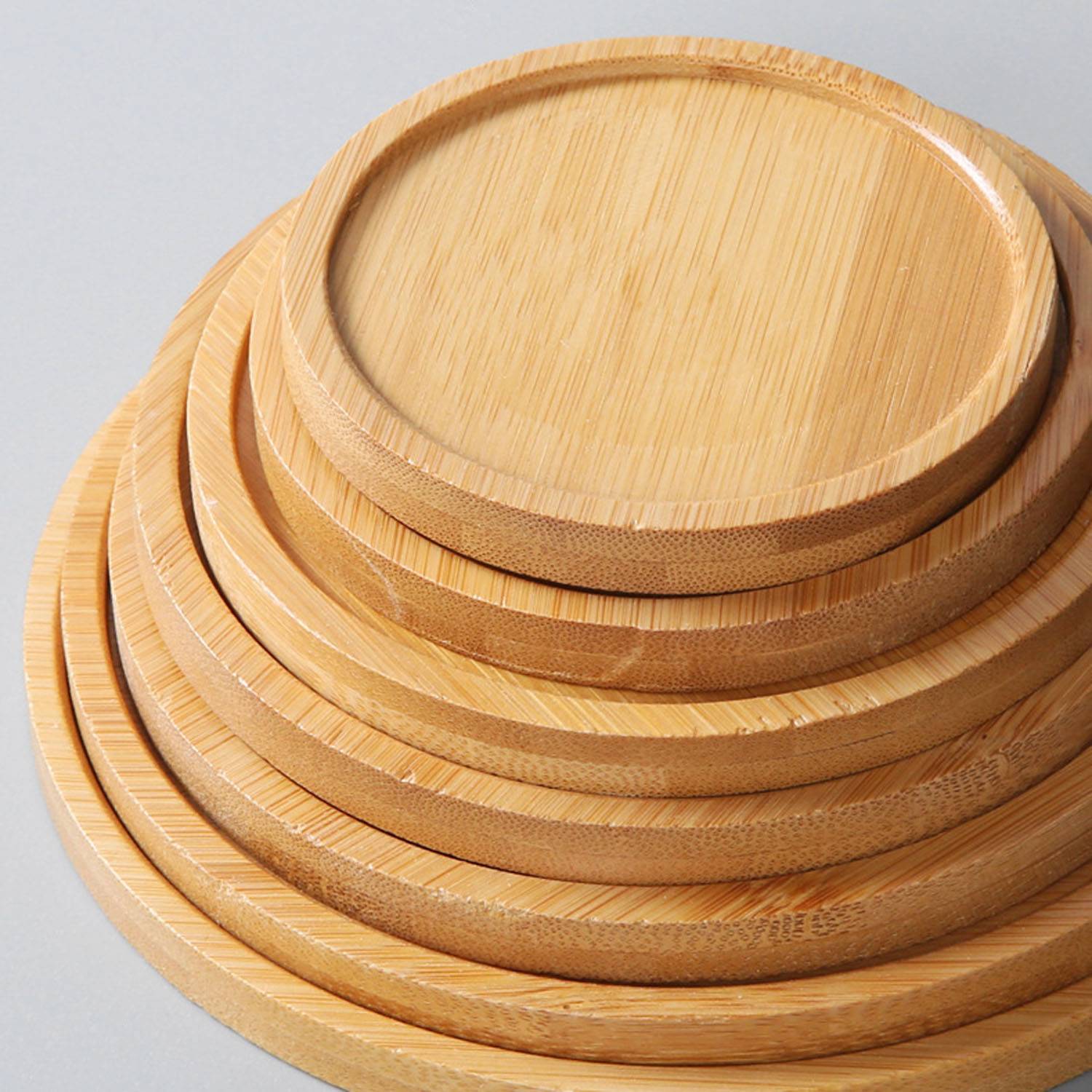 Bamboo Round Tray 6