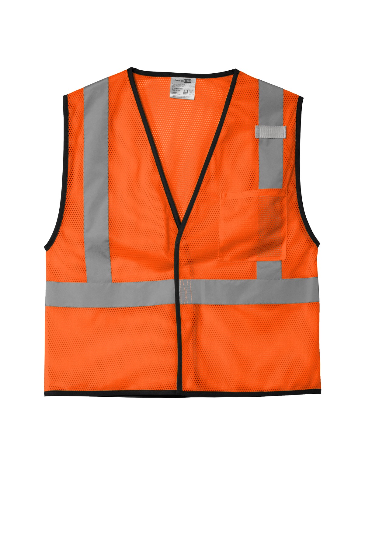CornerStone ANSI 107 Class 2 Economy Mesh One-Pocket Vest. CSV100 5