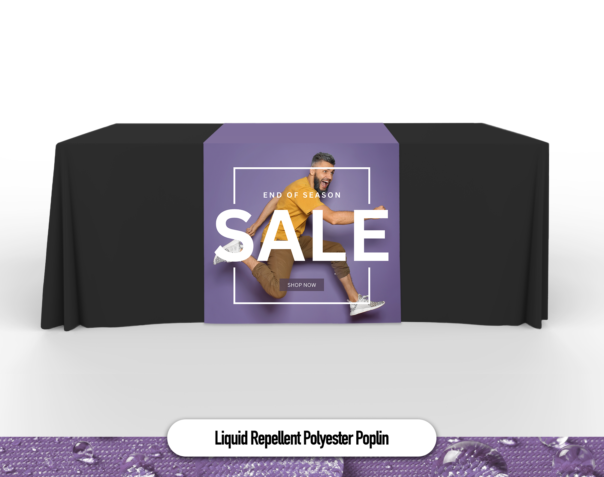 30" x 60" Liquid Repellent Table Runner