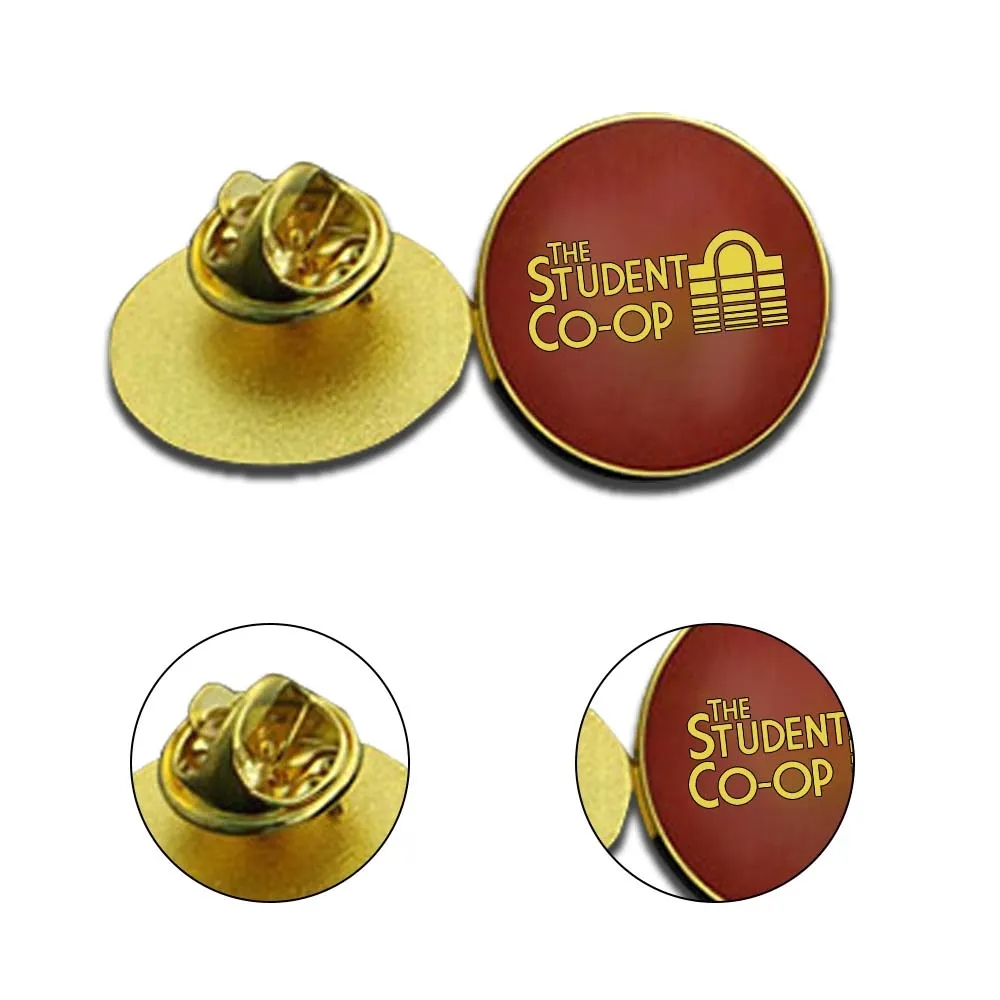 Round Button Pin Metal Badge Custom Printed 6