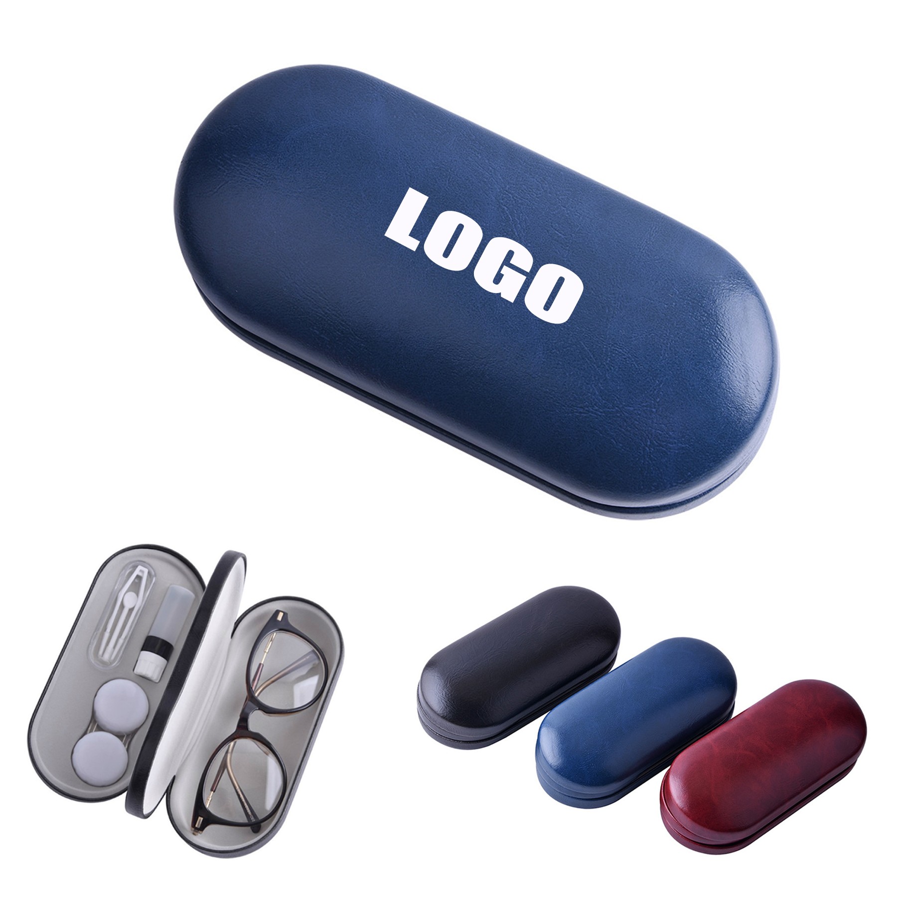 2-In-1 Portable Contact Lens Case And Glasses Case 1
