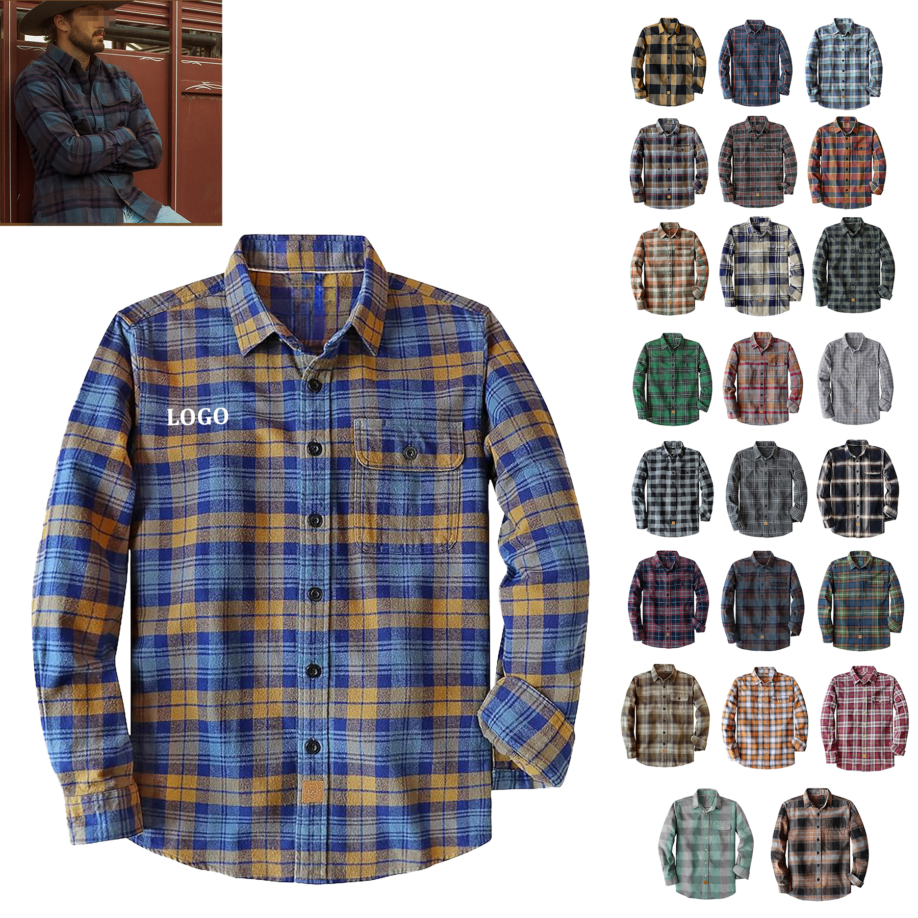 Flannel Shirts Long Sleeve 6