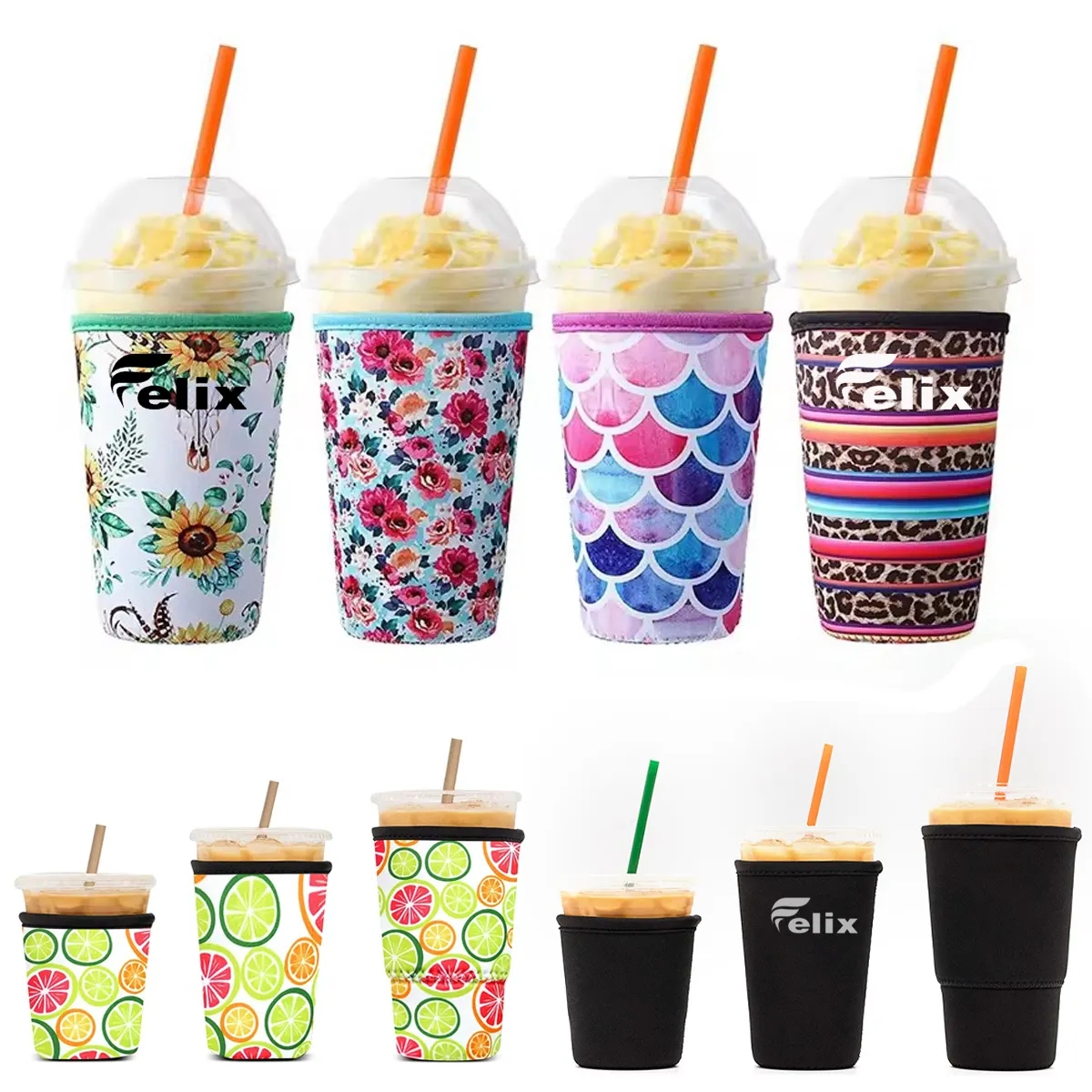 Iced Coffee Sleeve, custom can cooler with logo imprint 3