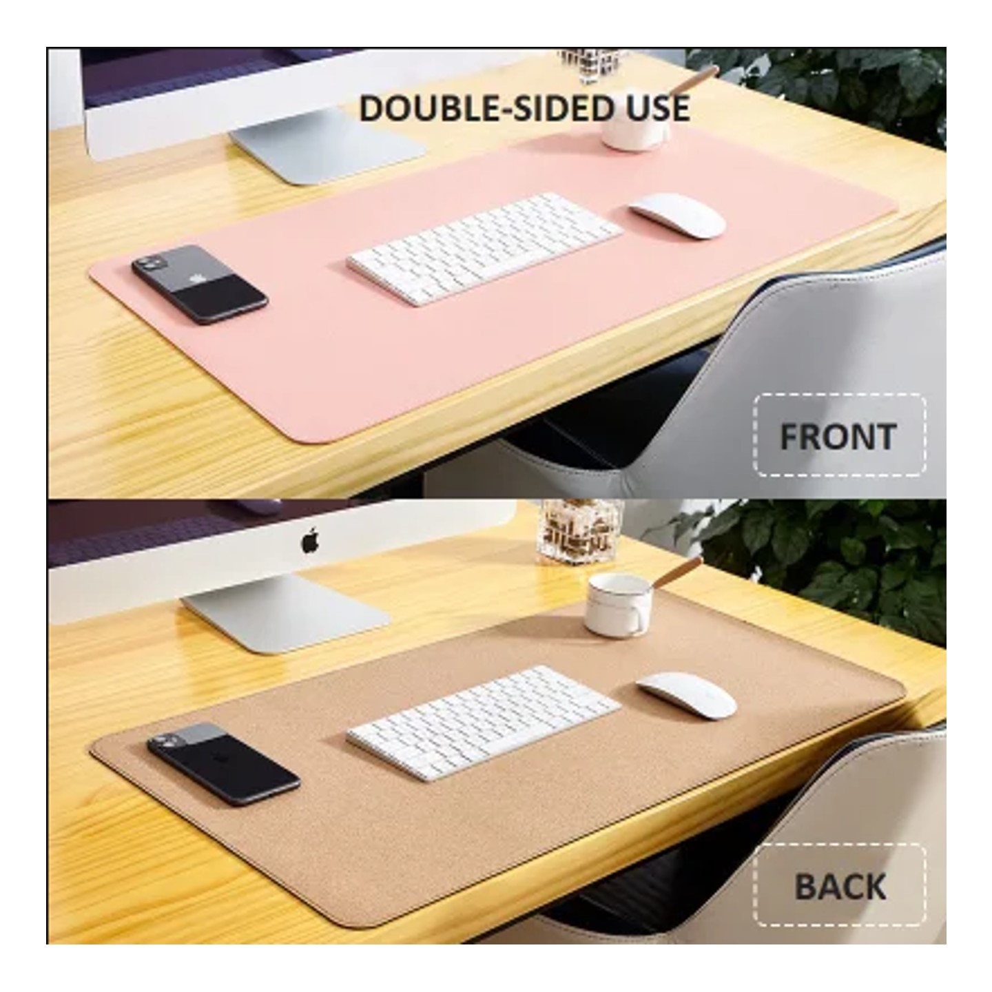 Double-sided Cork Desk Mouse mat 2
