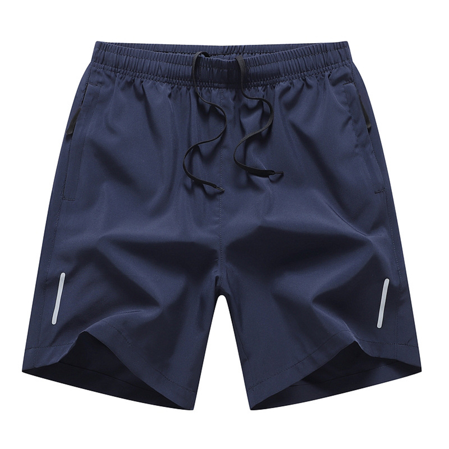 Mens Solid Active Shorts 2