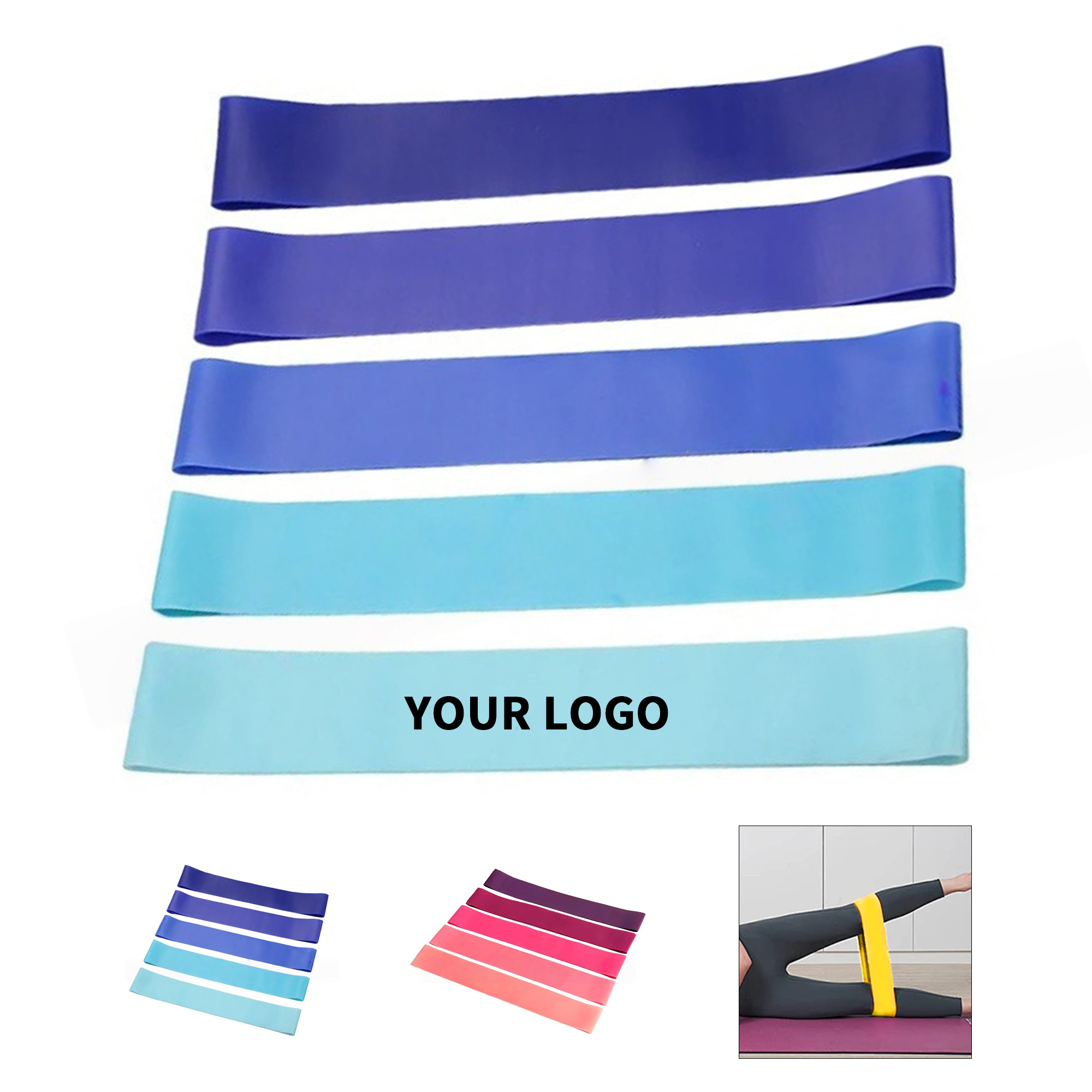 TPE Resistance Bands Five Level Set 2