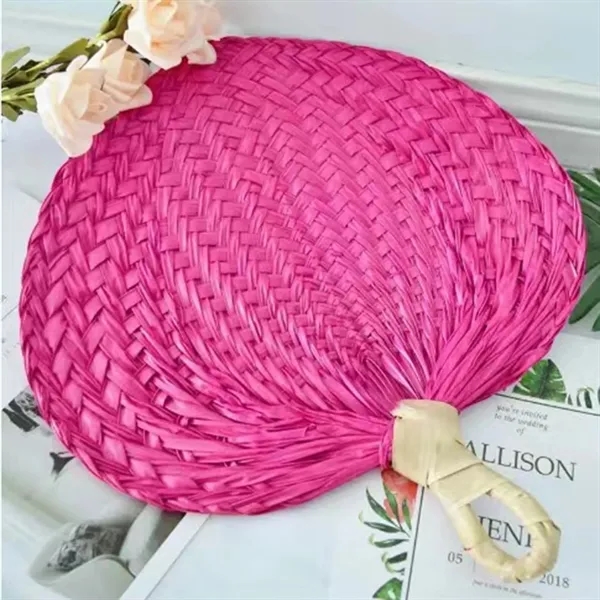 Hand Made Rattan Fan 4