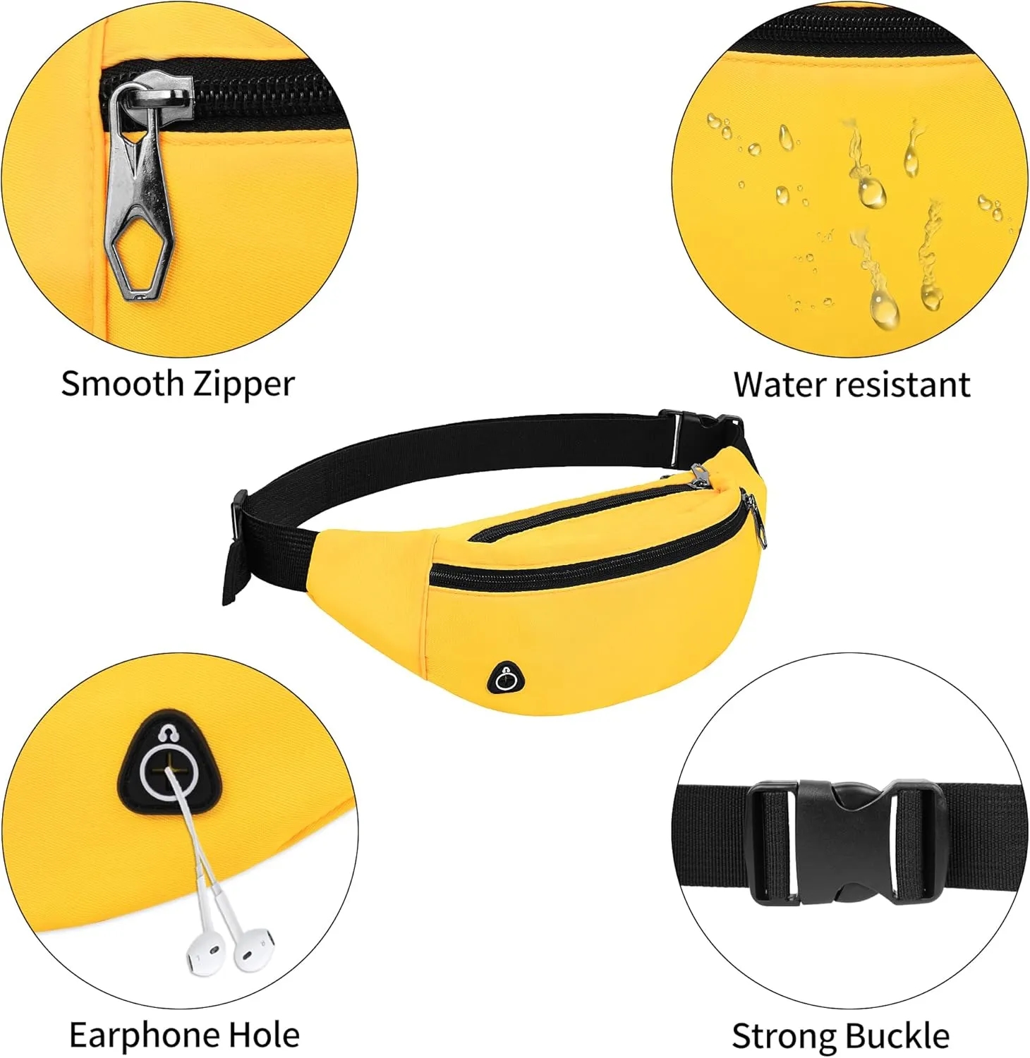 Sports Fanny Pack Crossbody Waist Bags 3