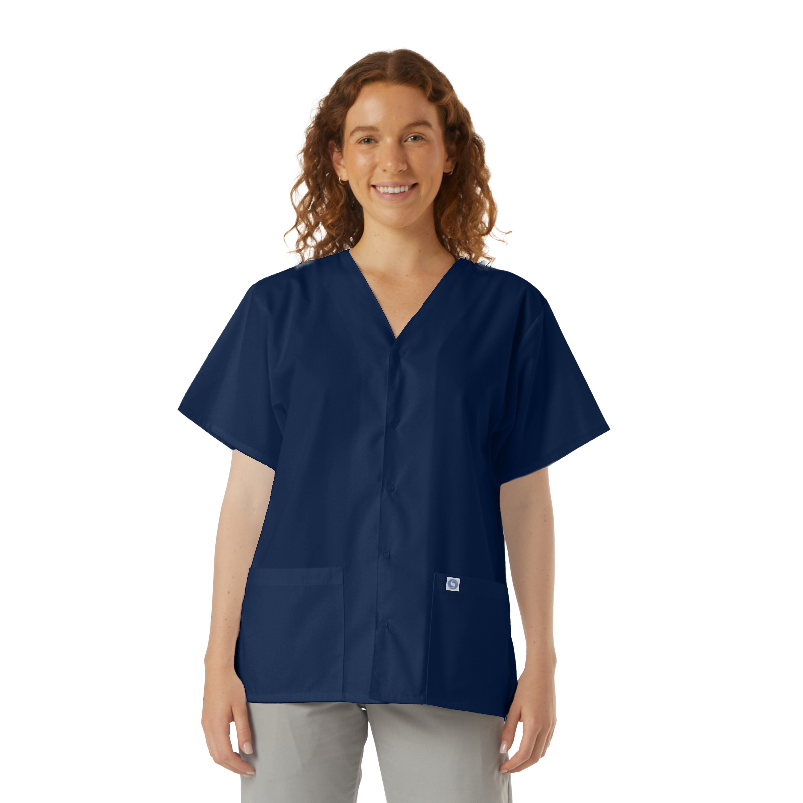 UltraSoft Snap-Front Scrub Tunic 12