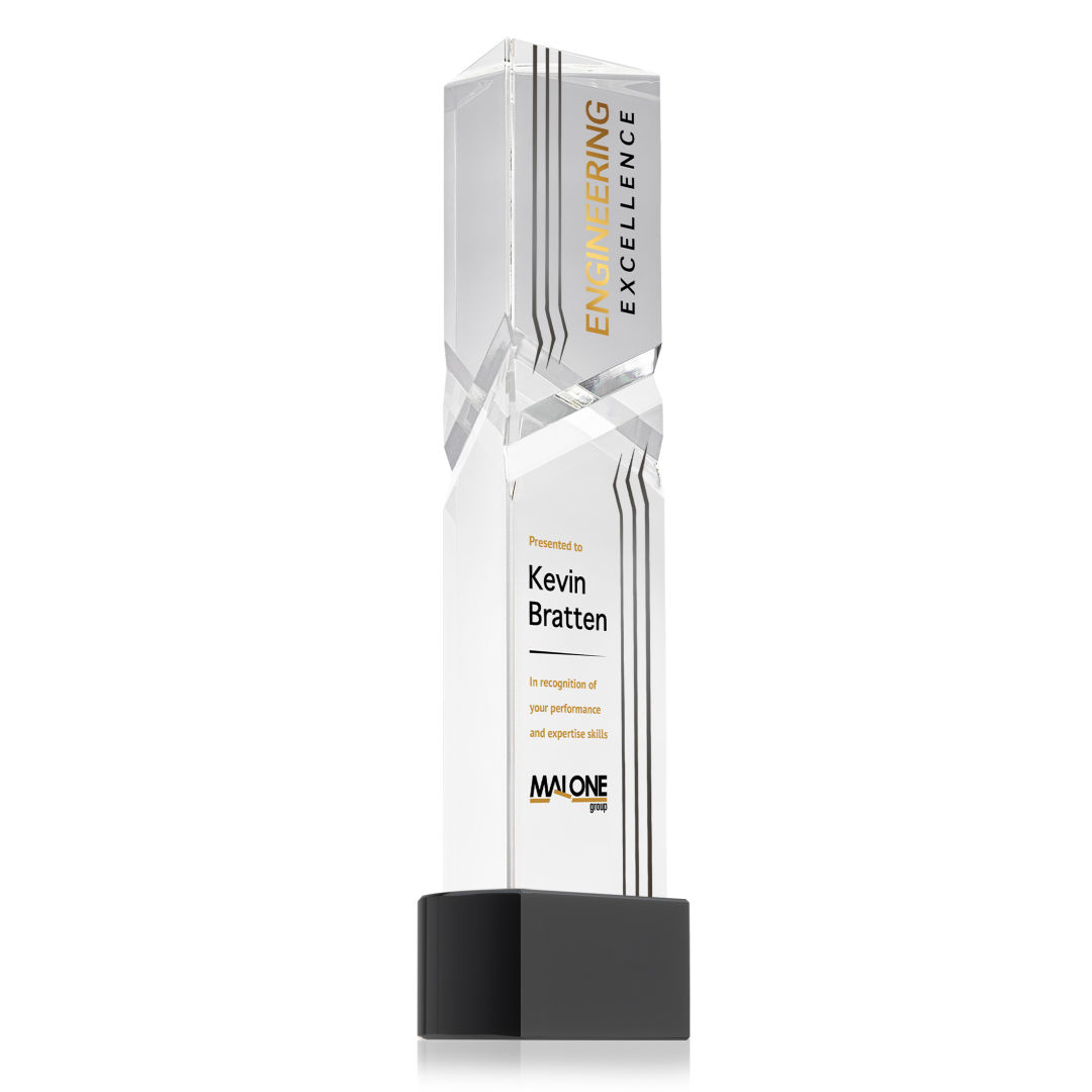 Oakham VividPrint™ Award on Paragon Base - Black 10