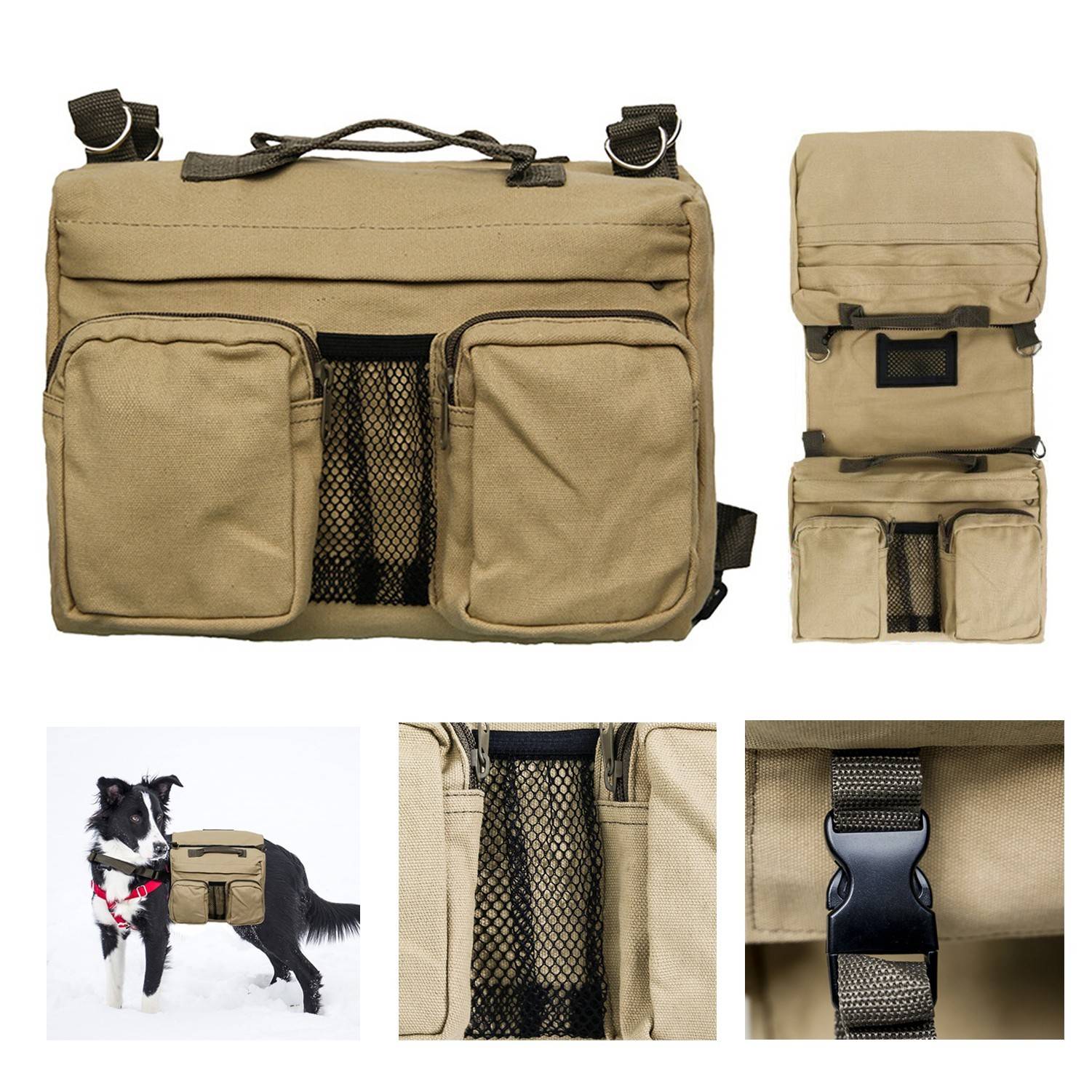 Outdoor Dog Self Backpack 3
