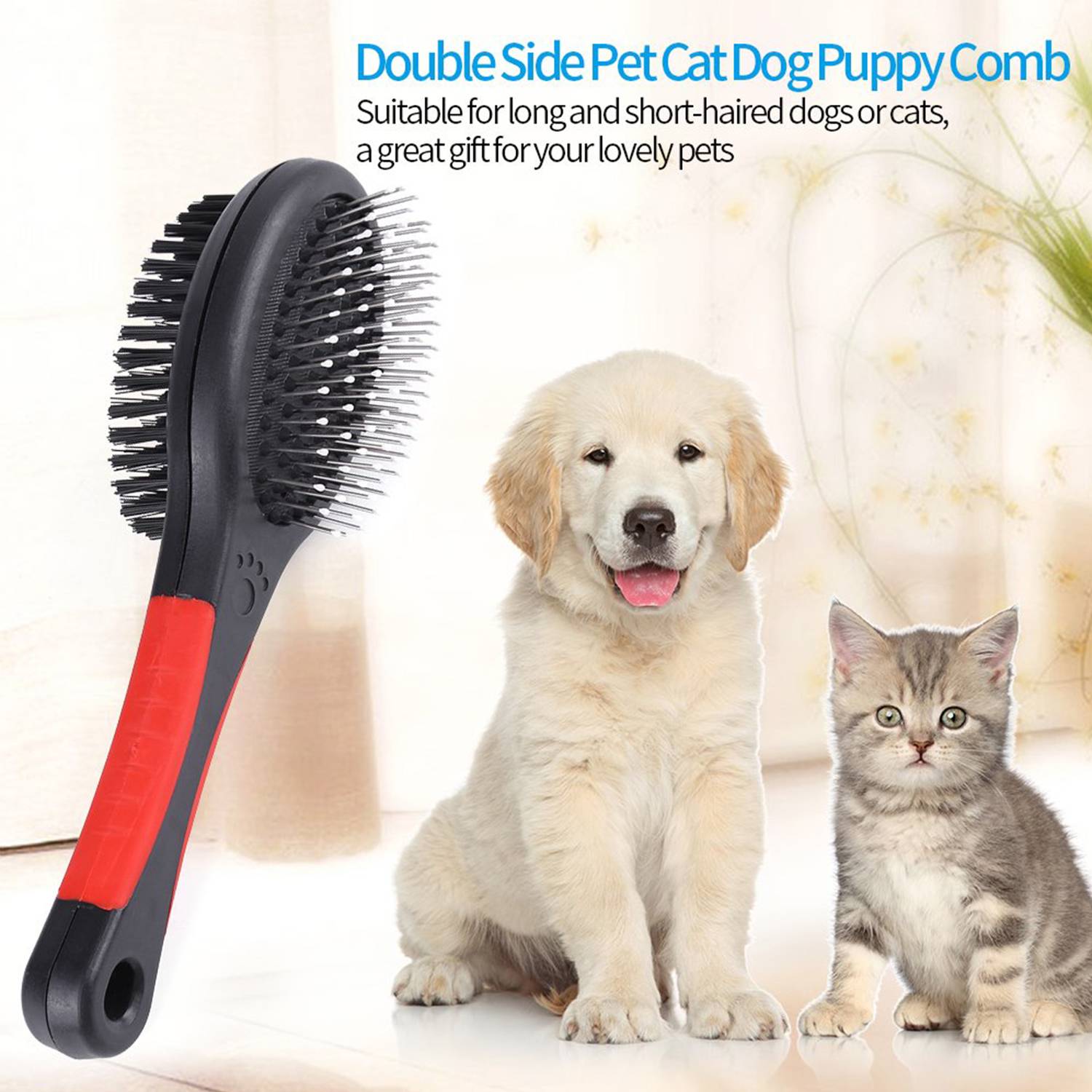Pet Needle Comb Double Sided Brush 4