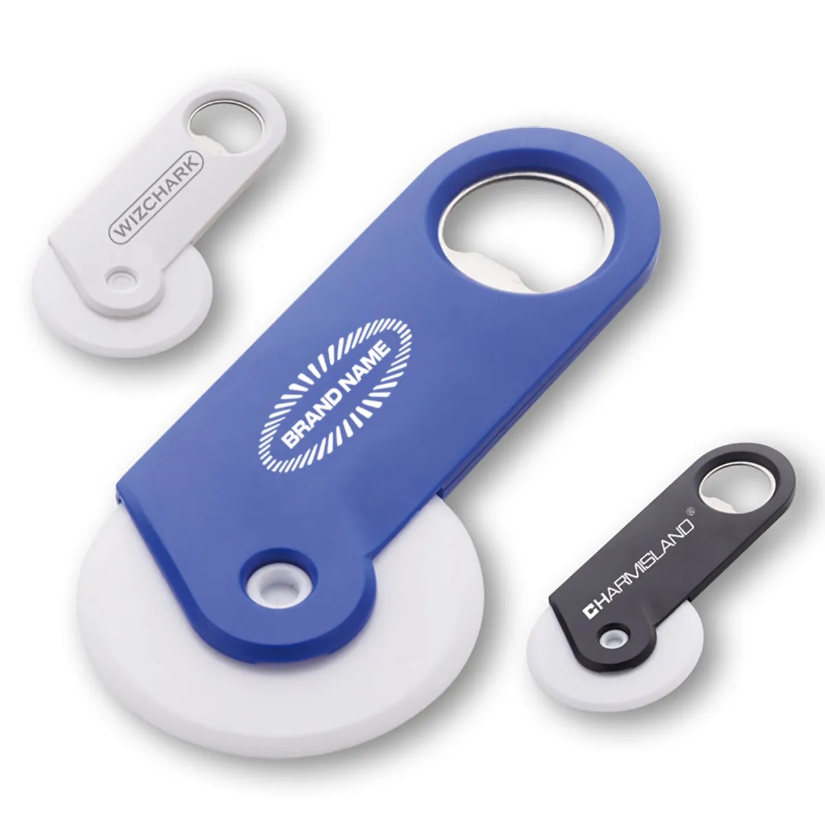 Promotional Eco Friendly Pizza Cutter with Bottle Opener 1