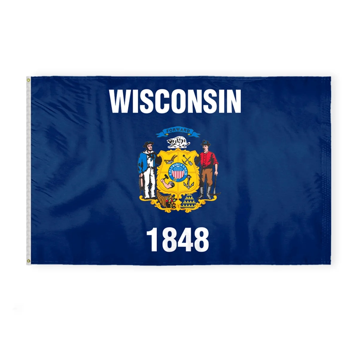 12"x18" to 8'x12' Wisconsin Nylon Flags 11