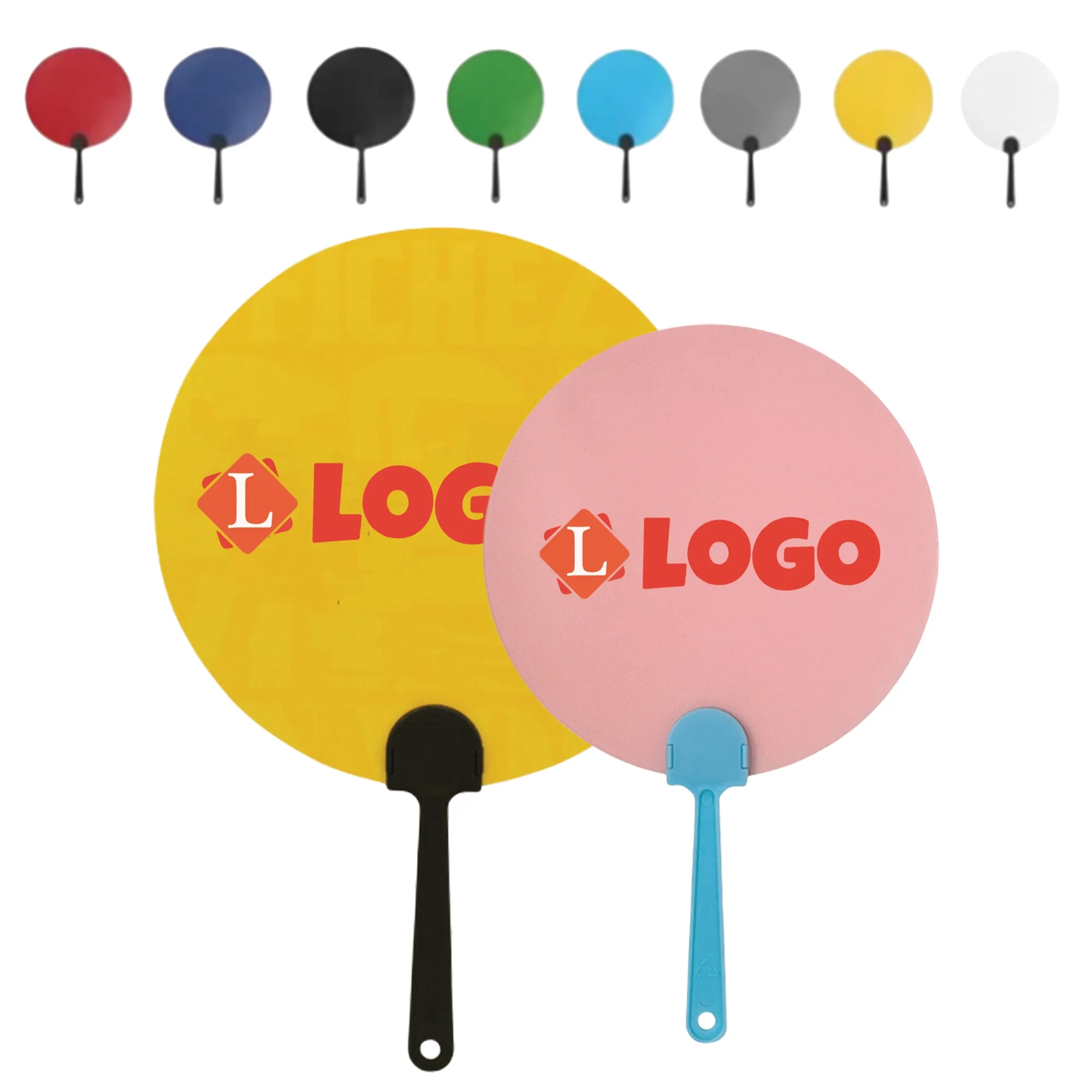 Full Color Plastic Hand Fan 2