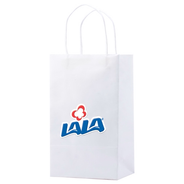 White Kraft Shopping Bag 1