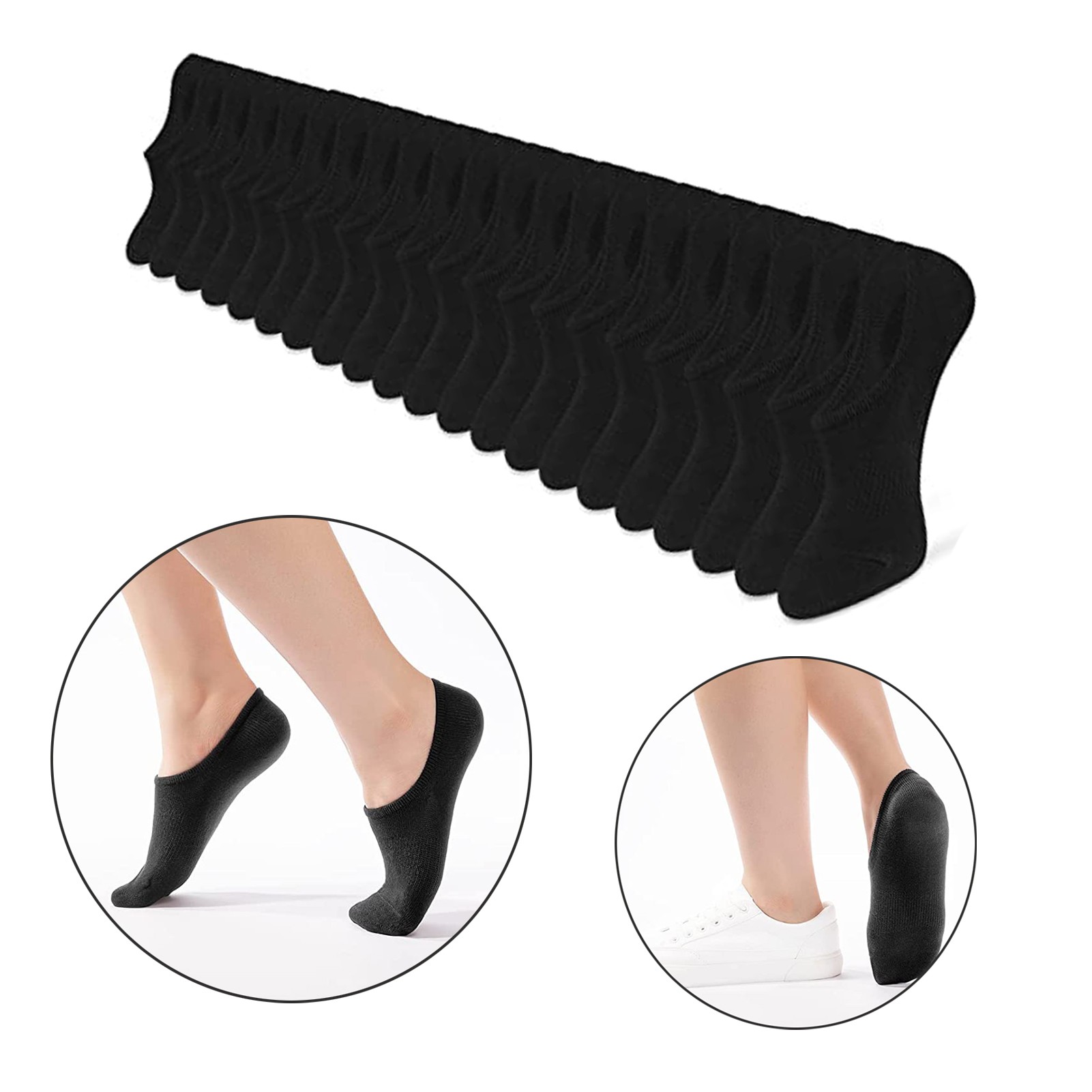 Women No Show Socks 3