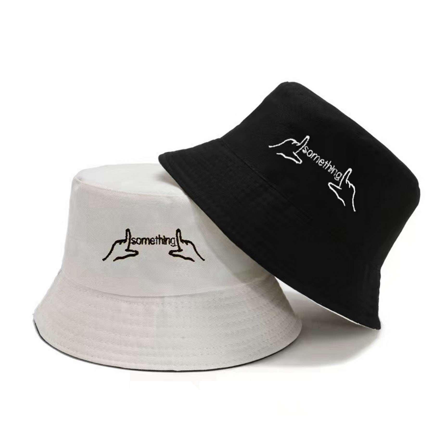 Bucket Hat Double-Side-Wear Summer Beach Sun Hat 3