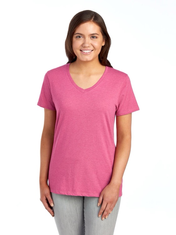 JERZEES Premium Blend Combed Ring-Spun Ladies' V-Neck T-Shirt 48