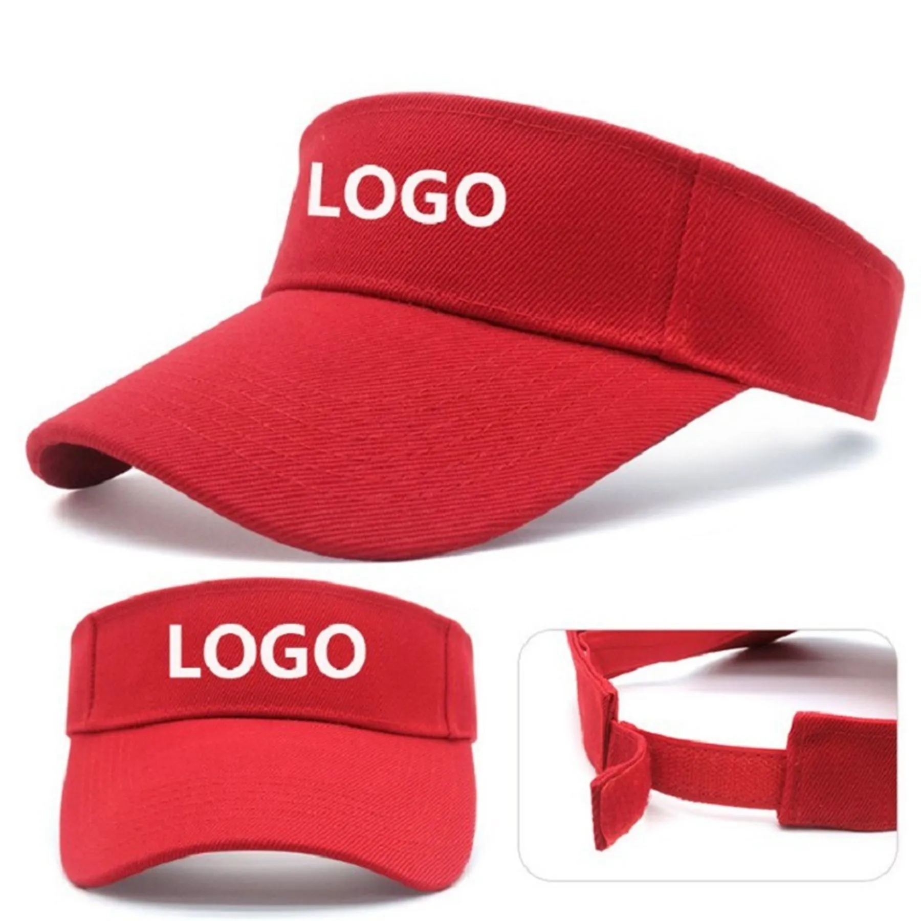 Cotton Sun Sport Visor Cap 2