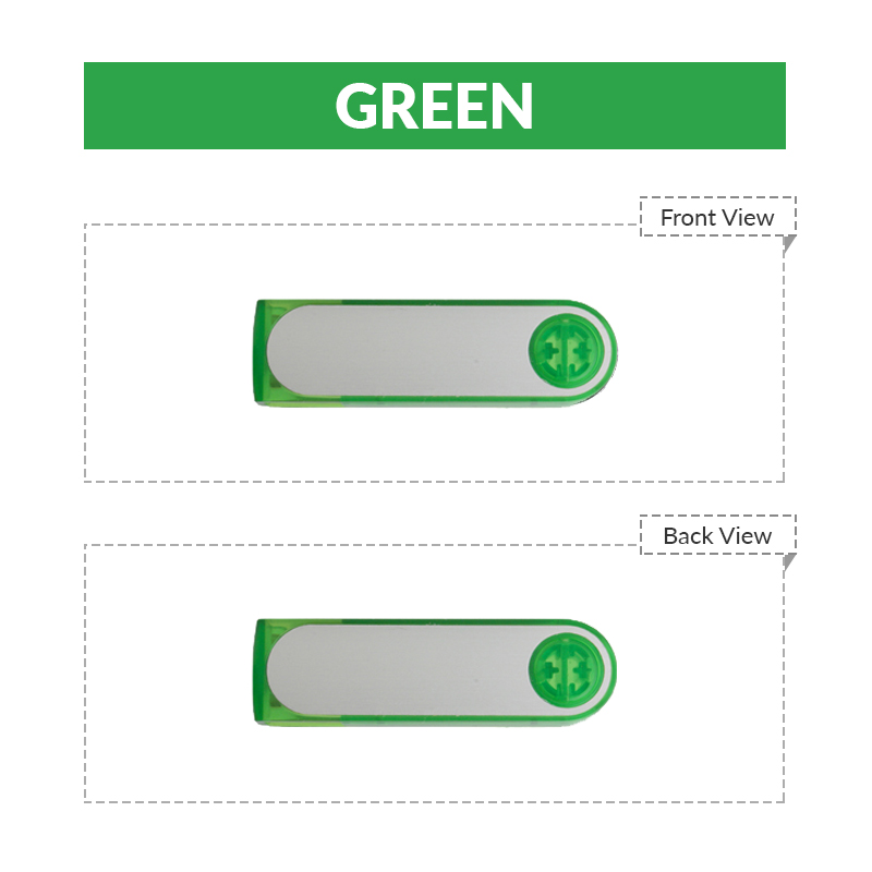 Translucent Swivel USB Flash Drive 7
