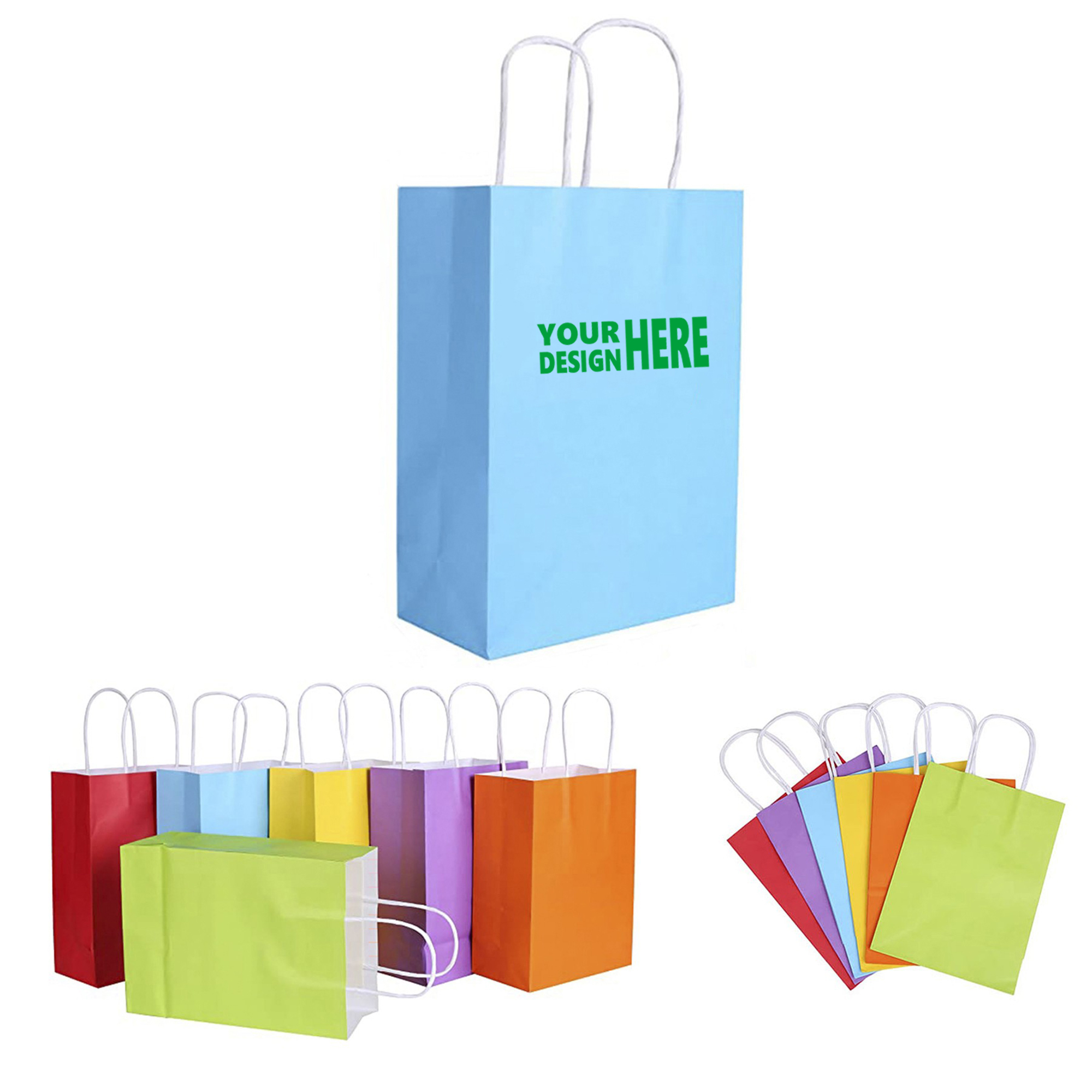 Small Kraft Paper Bag With Handle 3