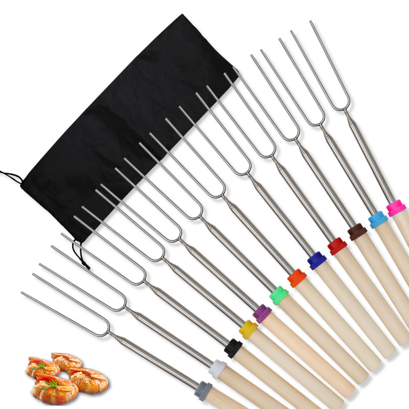 32 Inch Telescopic BBQ Forks 1