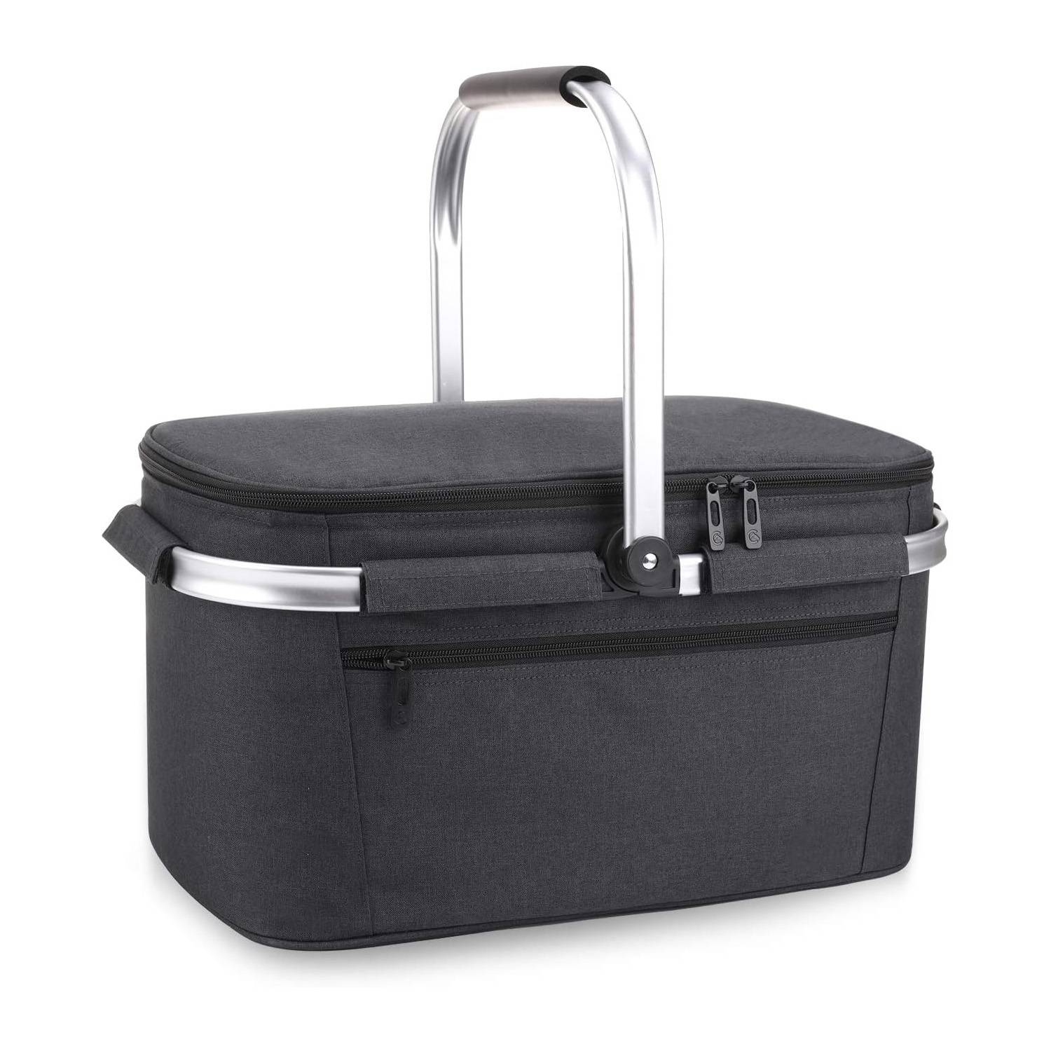 30L Oxford Foldable Insulated Picnic Cooler Bag 3
