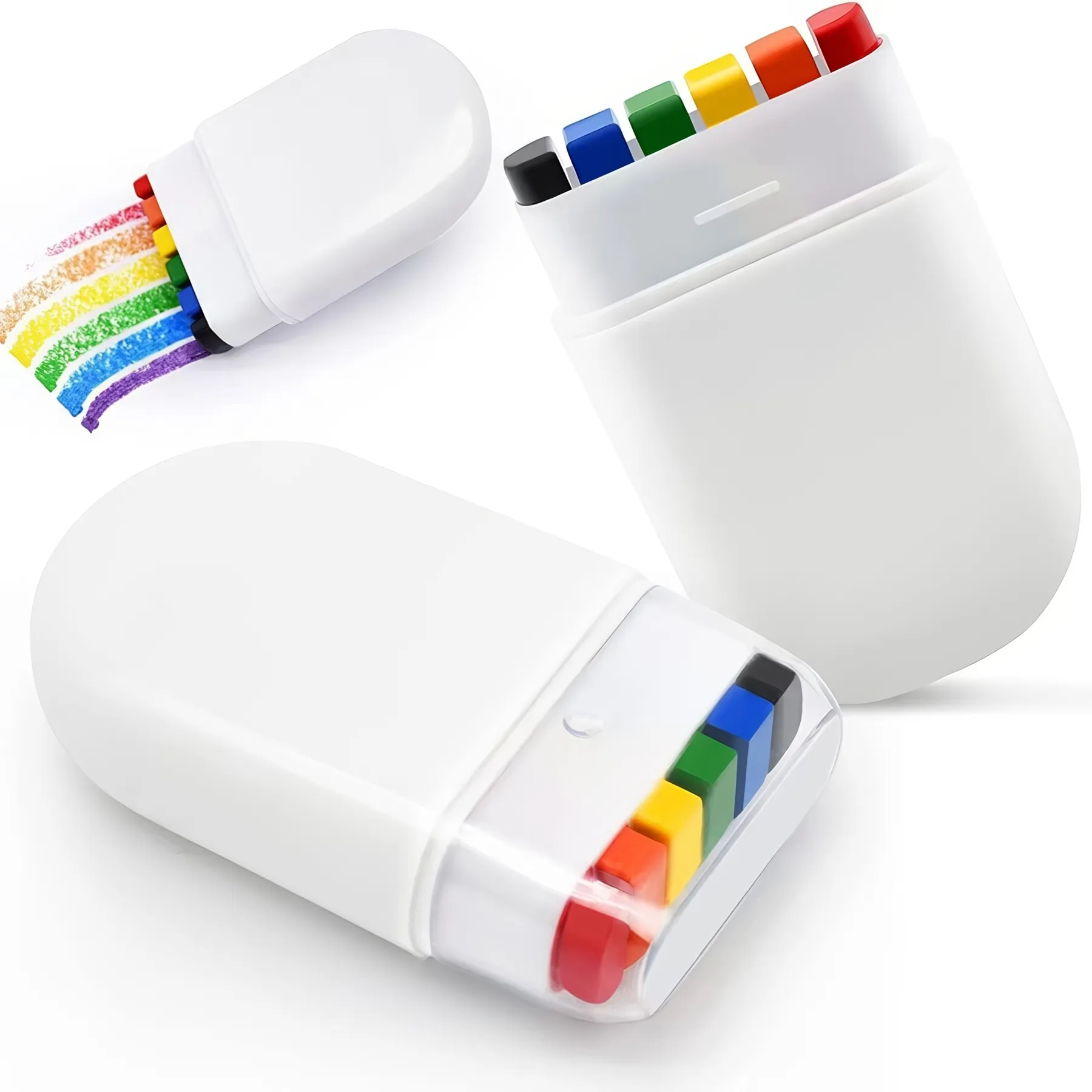 Rainbow Face Body Paint 4