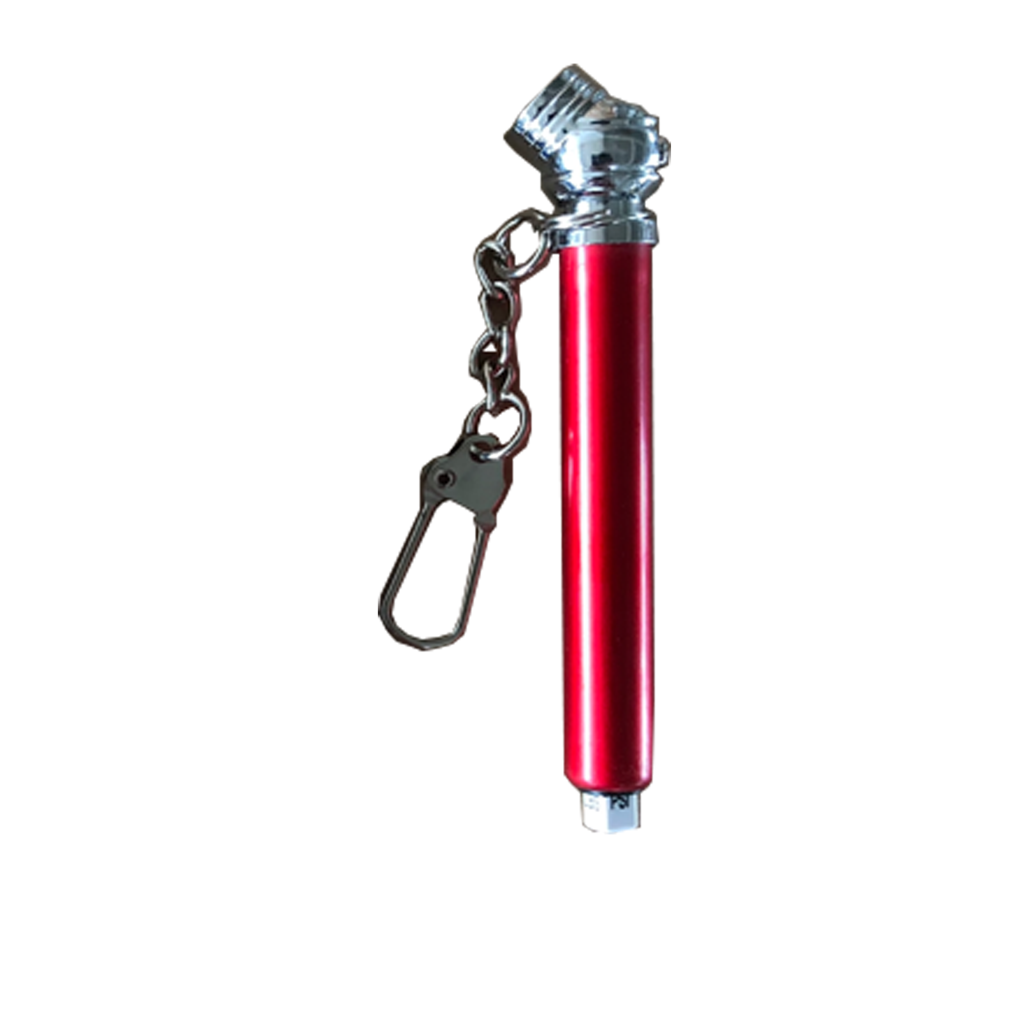Aluminum Pen Size Tire Gauge with Keychain (Reads 10-50 PSI) 4
