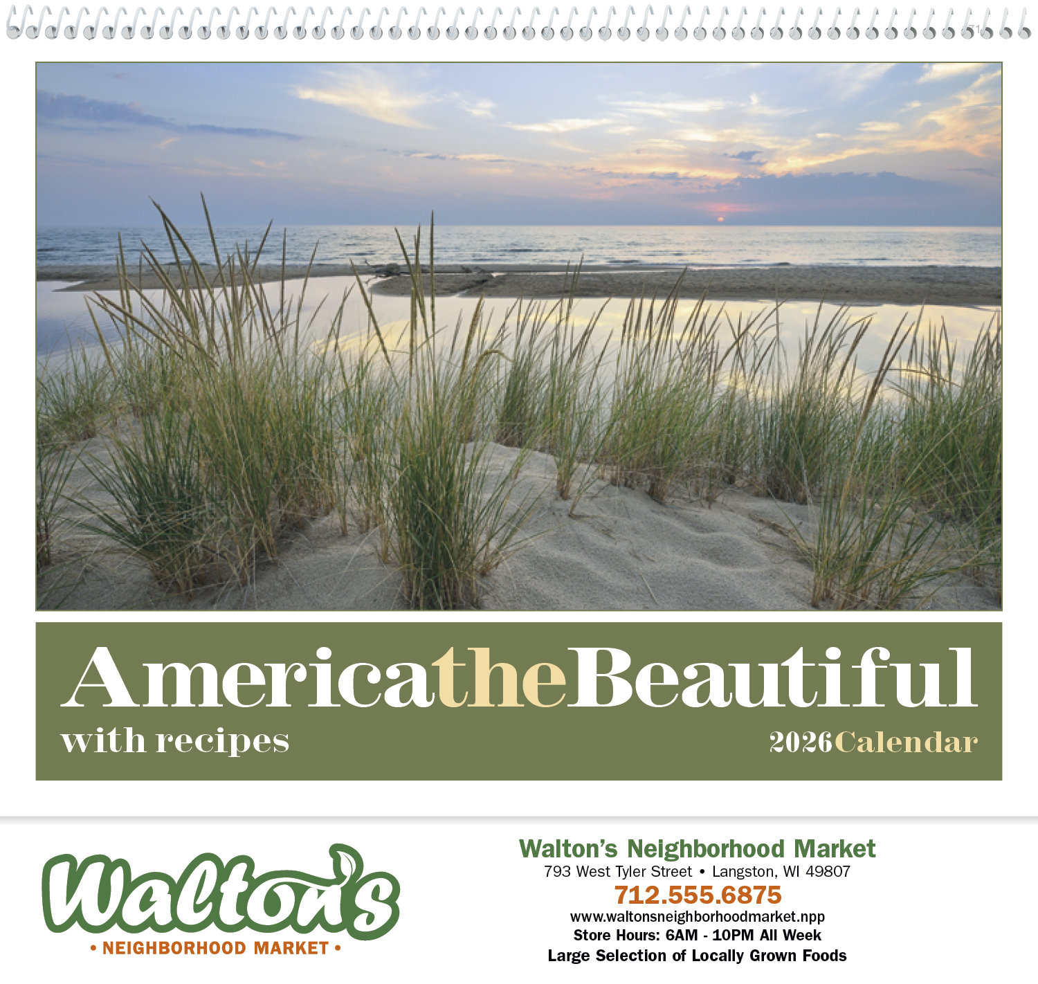 Triumph® Calendars America the Beautiful with Recipes Calendar 23
