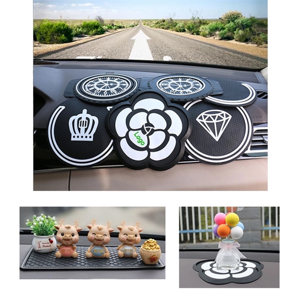PVC Anti-Slip Mat Car Coaster Dashboard Pad
