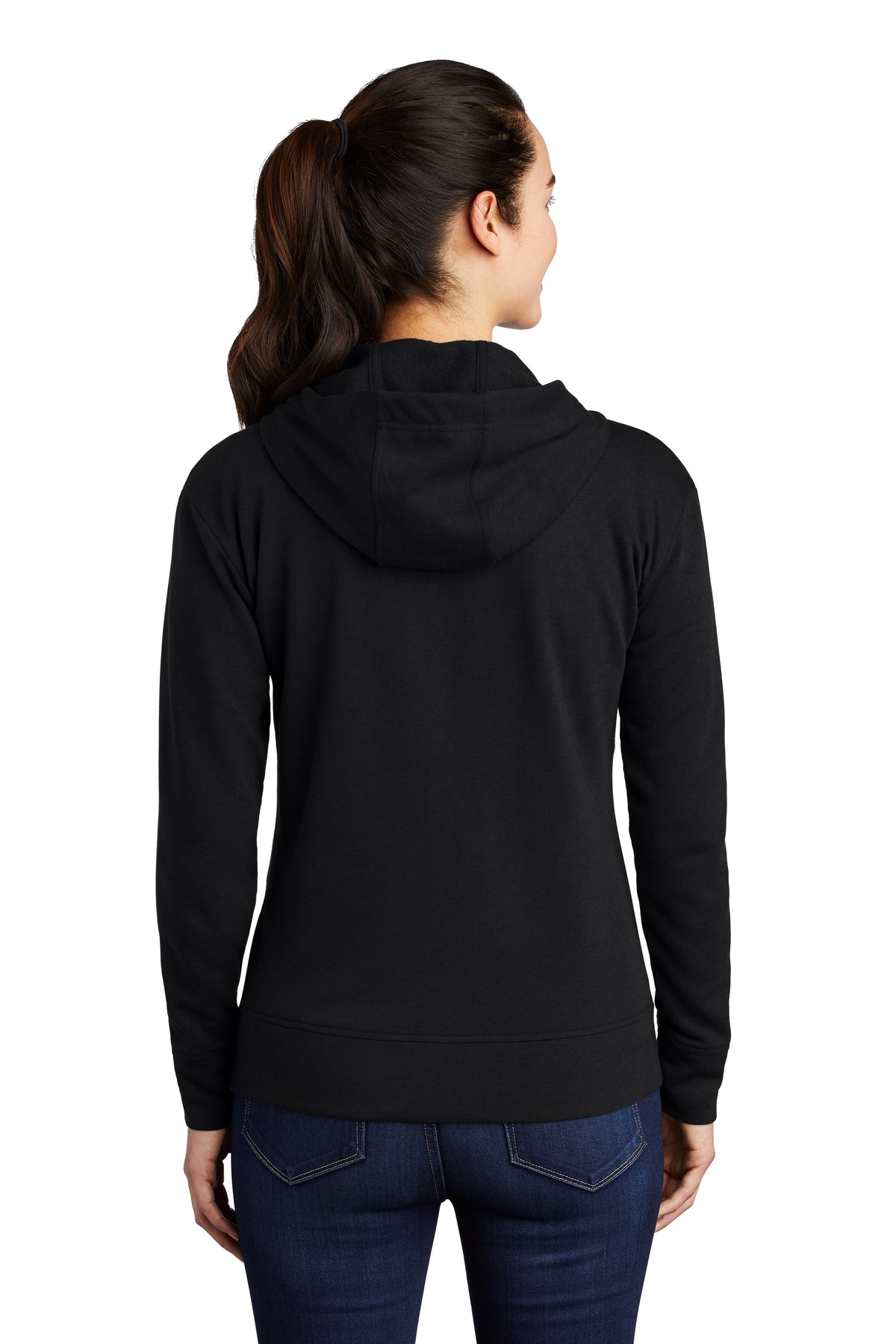 Women's PosiCharge Tri-Blend Wicking Fleece Full-Zip Hooded Jacket
