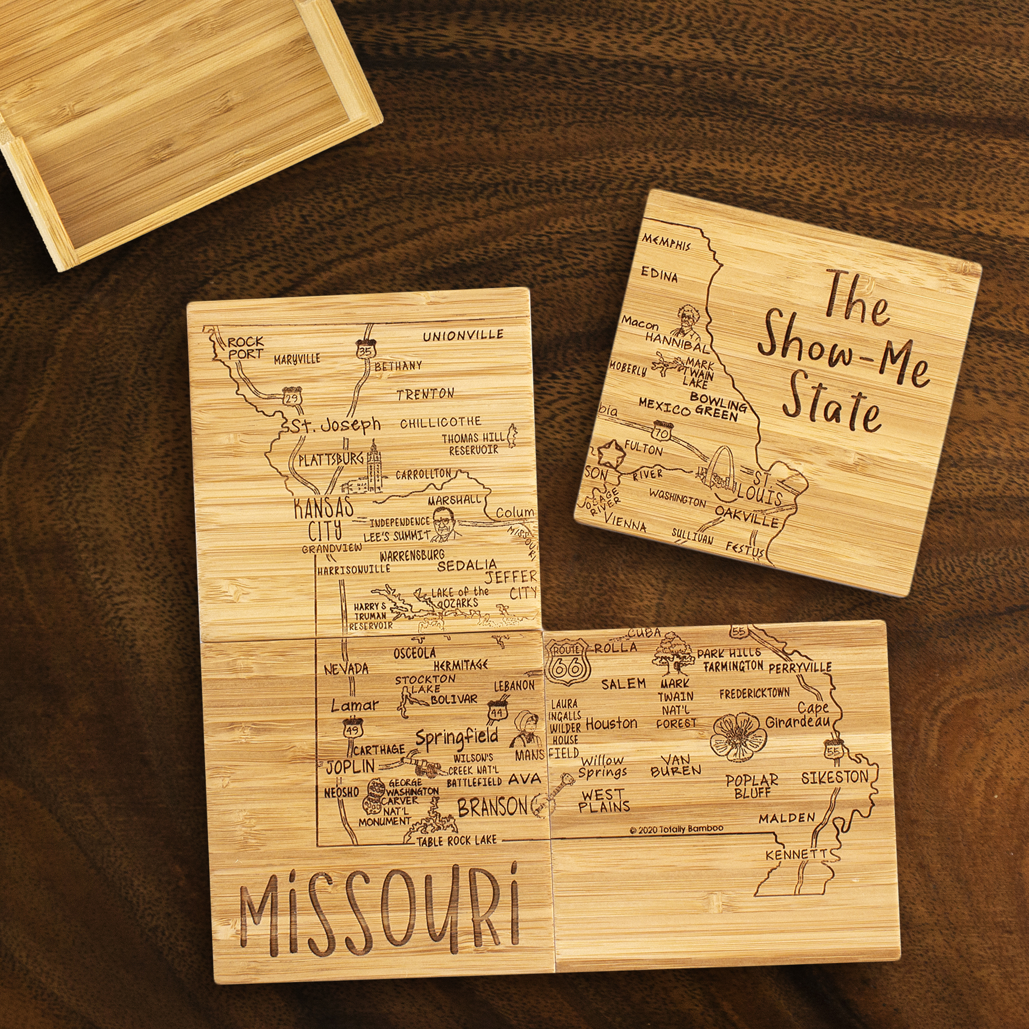 Missouri Puzzle Coaster Set 5