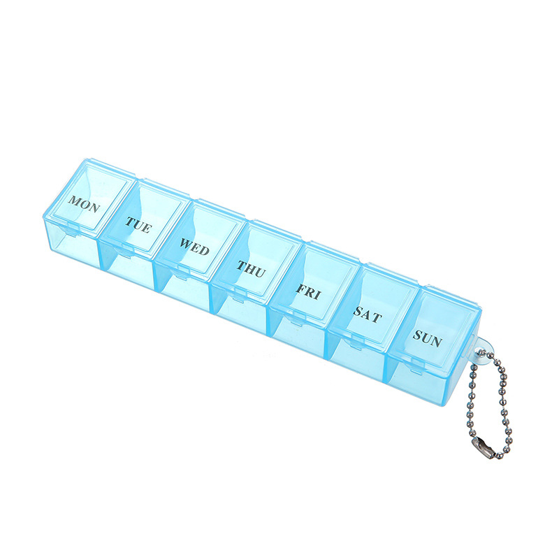 Weekly Pill Organizer with Keychain 4