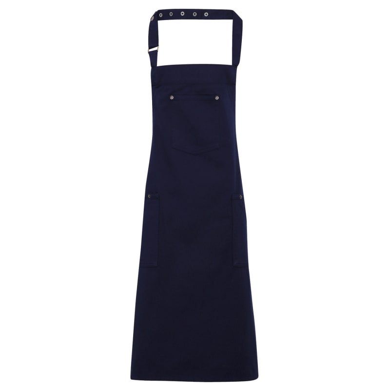 Artisan Collection By Reprime Unisex Cotton Chino Bib Apron 4