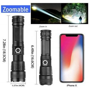 LED USB Rechargeable Torch Light For Camping 4
