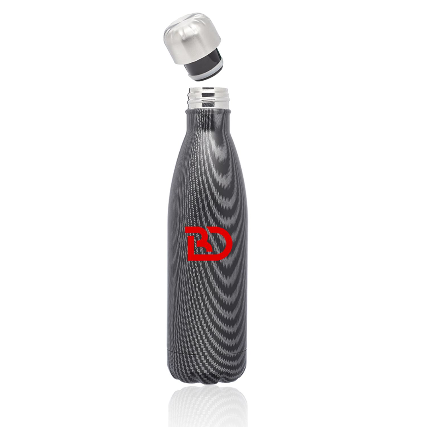 17 oz. BPA free Cola Shaped Wooden Sports Water Bottle, custom water bottle with logo imprint 4