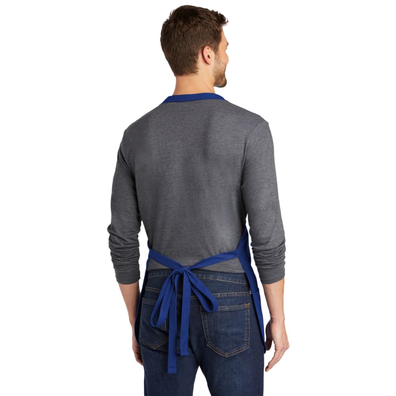 Port Authority Medium-Length Apron With Pouch Pockets. 2