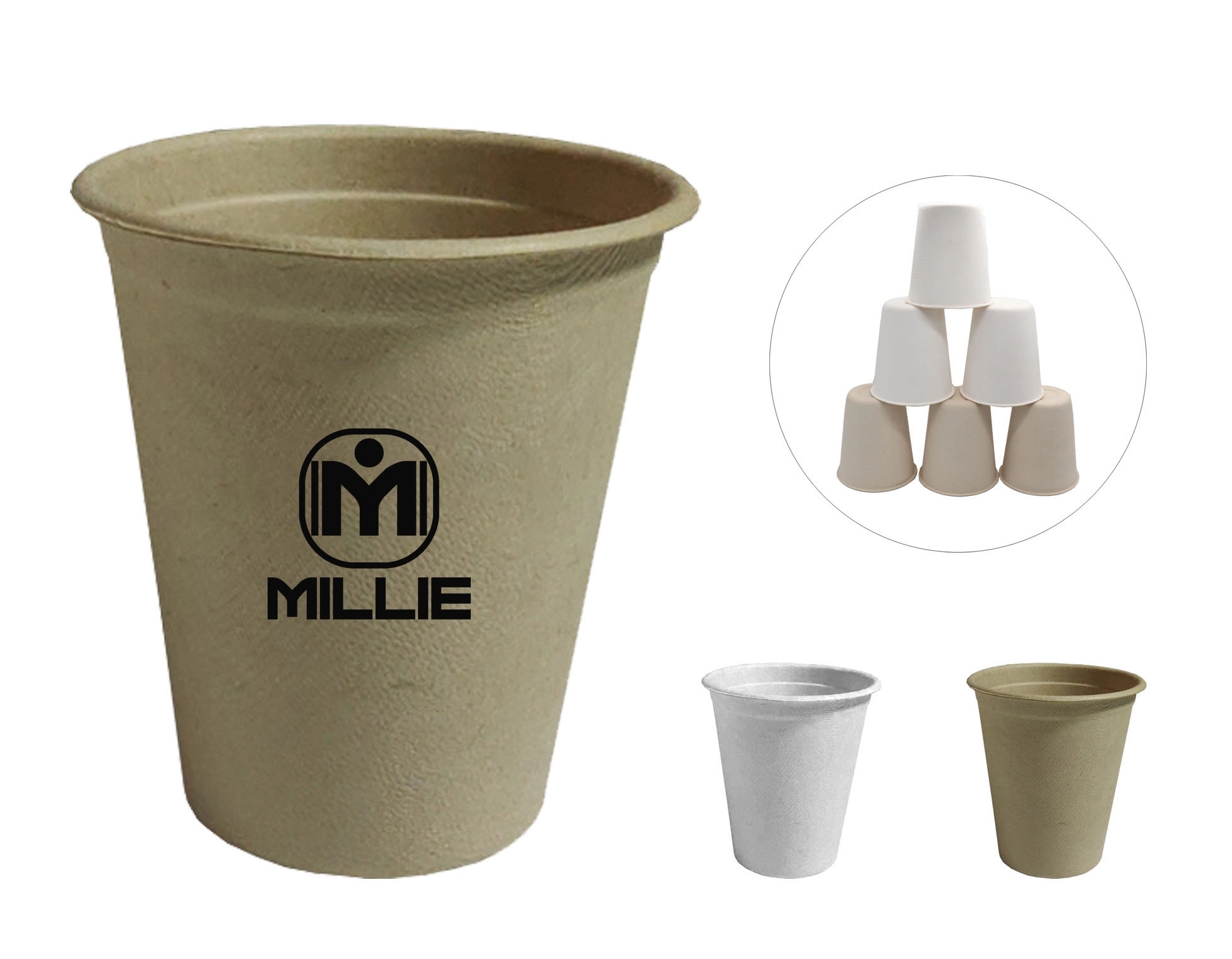 9 OZ Degradable Disposable Paper Cup 2