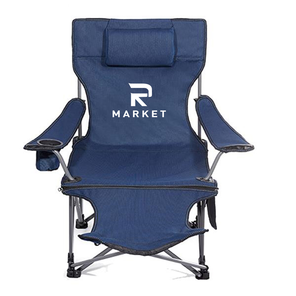 Camping Folding Portable Chair with Removabel Footrest used as a usual camping chair 3