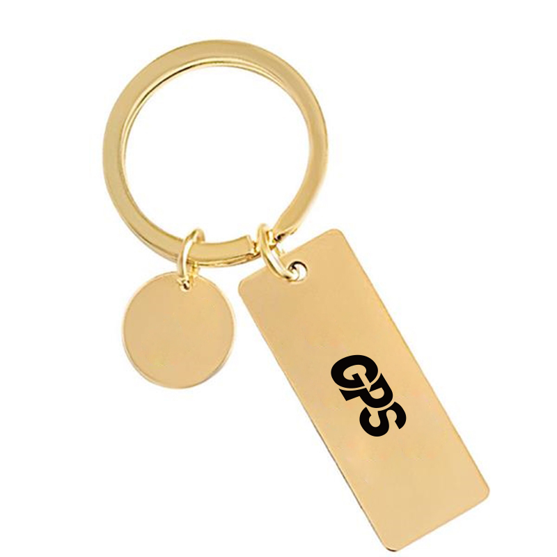 Stainless Steel Dog Tag Keychain 3