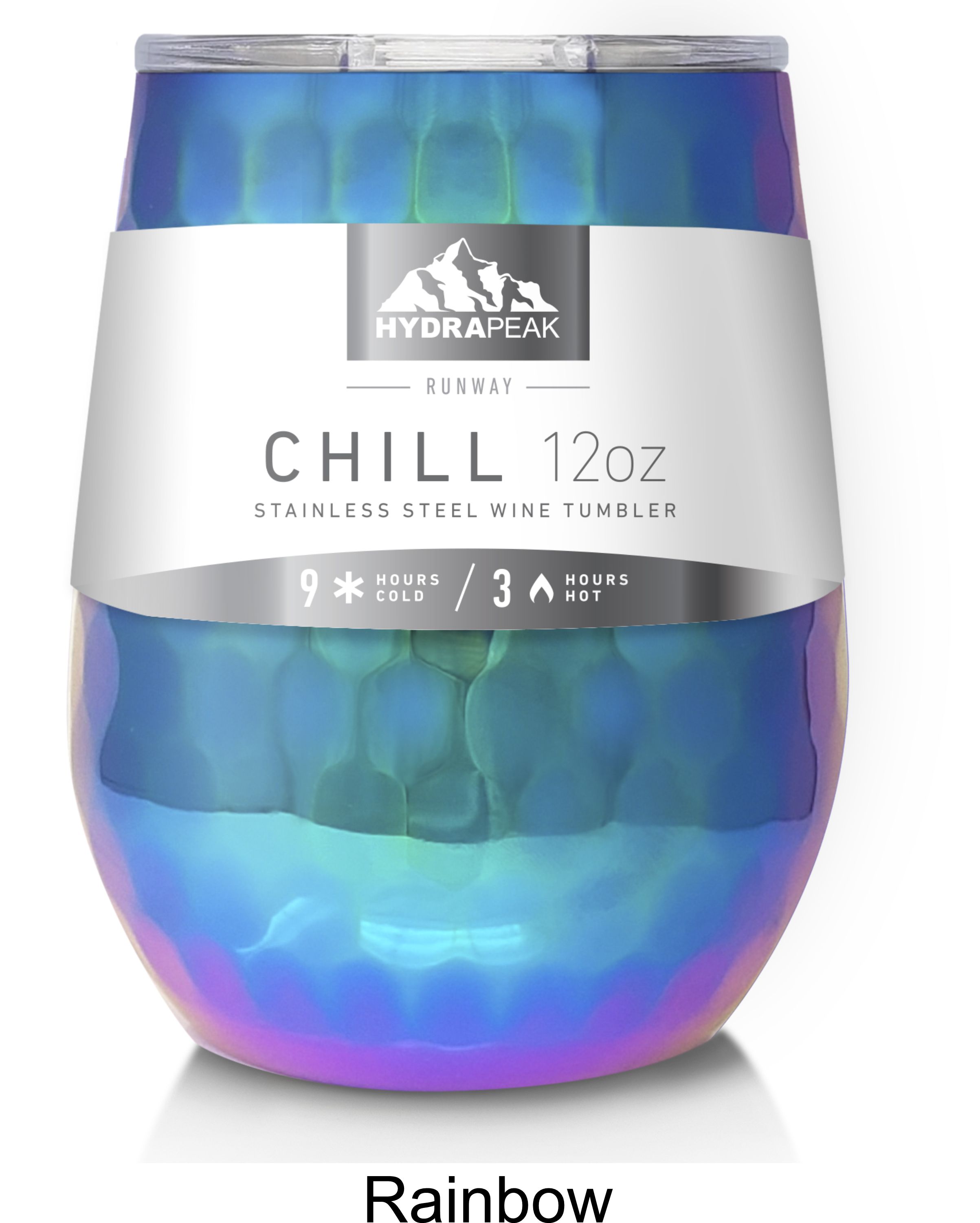12 Oz. Hydrapeak Chill Wine Tumbler LIFETIME WARRANTY! 3